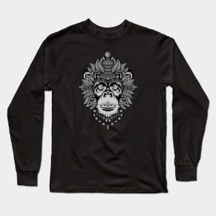 Monkey King grey Long Sleeve T-Shirt